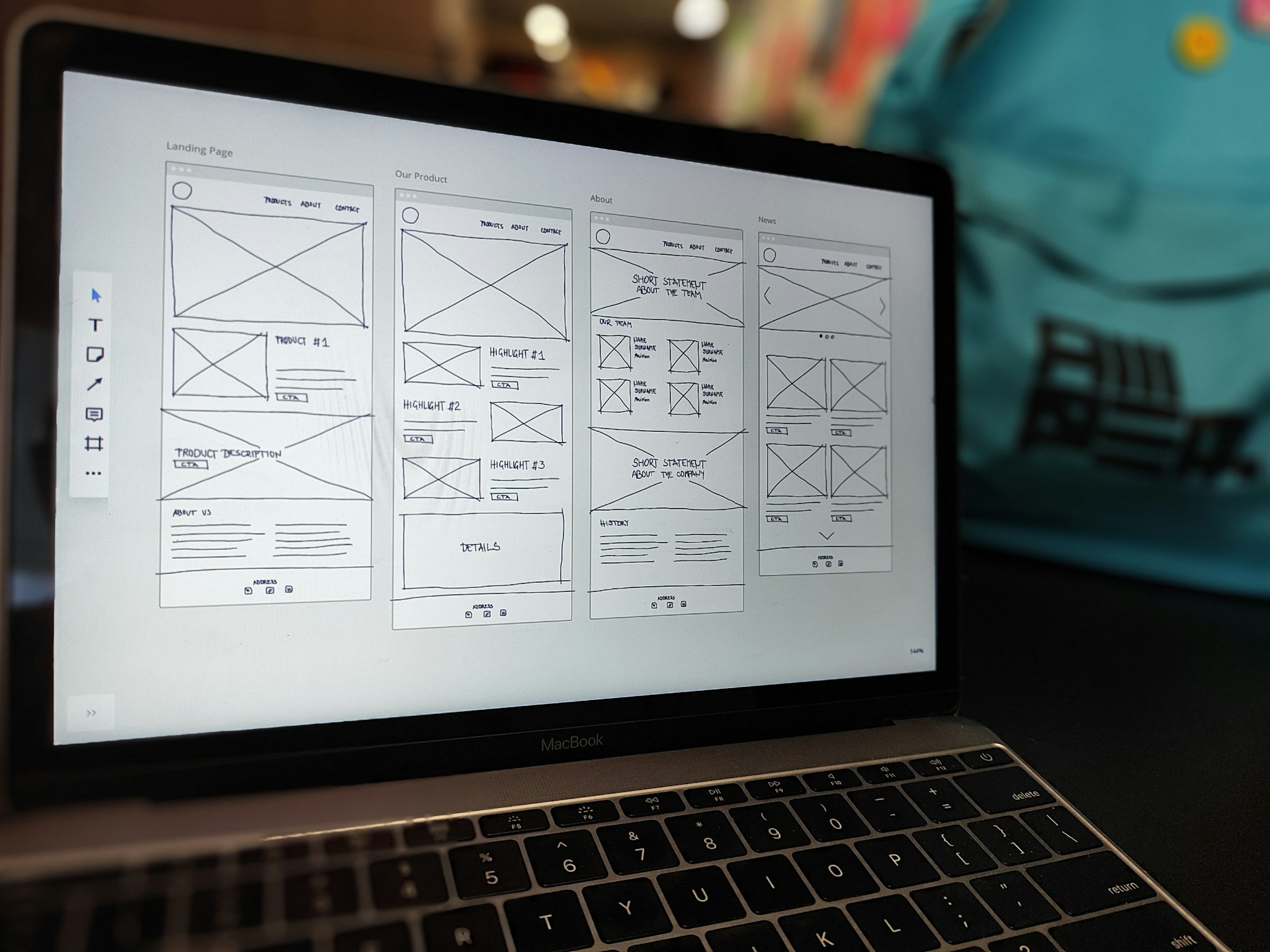 isualizing the path: Wireframes are essential blueprints for mapping out a clear and intuitive user journey on your website.